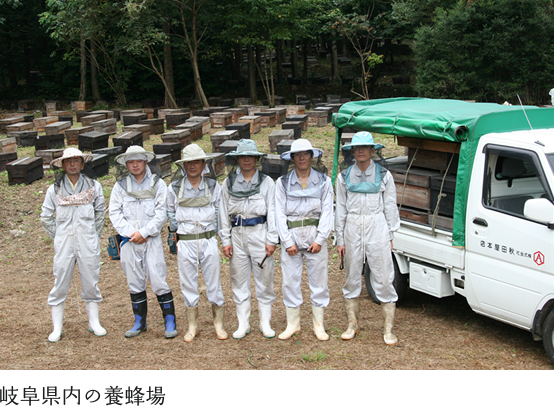 岐阜県内の養蜂場