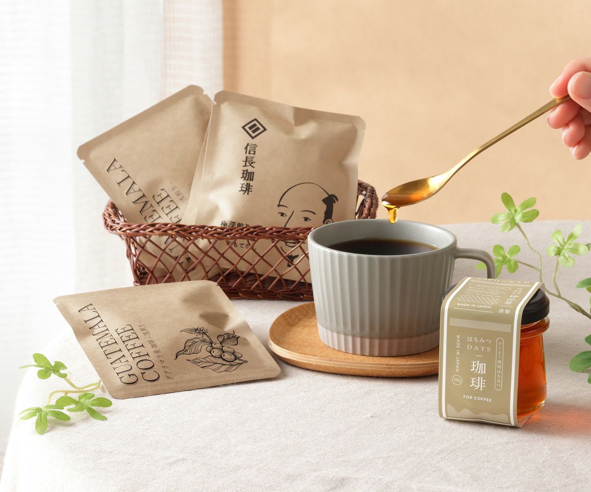 珈琲ギフトセット(ﾄﾞﾘｯﾌﾟ2種×各5/DAYS珈琲)の通販 | はちみつ専門店 秋田屋